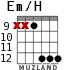 Em/H для гитары - вариант 7