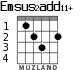 Emsus2add11+ для гитары - вариант 1