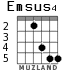 Emsus4 для гитары - вариант 2