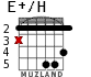 E+/H для гитары - вариант 3