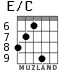 E/C для гитары - вариант 3