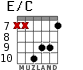E/C для гитары - вариант 5