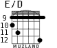 E/D для гитары - вариант 6