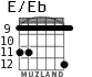 E/Eb для гитары - вариант 5