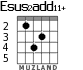 Esus2add11+ для гитары - вариант 4