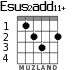 Esus2add11+ для гитары - вариант 1