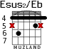 Esus2/Eb для гитары - вариант 2