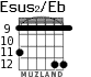 Esus2/Eb для гитары - вариант 5