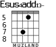 Esus4add13- для гитары - вариант 3