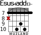 Esus4add13- для гитары - вариант 5