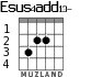 Esus4add13- для гитары - вариант 1