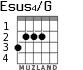 Esus4/G для гитары - вариант 2