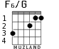 F6/G для гитары - вариант 1