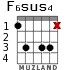 F6sus4 для гитары - вариант 2