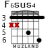 F6sus4 для гитары - вариант 4