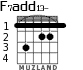 F7add13- для гитары - вариант 1