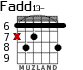 Fadd13- для гитары - вариант 4