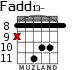 Fadd13- для гитары - вариант 5