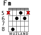 Fm для гитары - вариант 4