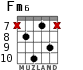 Fm6 для гитары - вариант 5