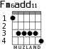 Fm6add11 для гитары - вариант 2