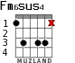 Fm6sus4 для гитары - вариант 2