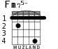 Fm75- для гитары - вариант 4