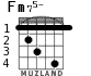 Fm75- для гитары - вариант 5