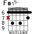 Fm75- для гитары - вариант 6