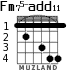 Fm75-add11 для гитары - вариант 4