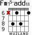 Fm75-add11 для гитары - вариант 5