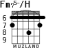 Fm75-/H для гитары - вариант 5