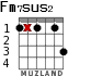 Fm7sus2 для гитары - вариант 2