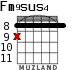 Fm9sus4 для гитары - вариант 4