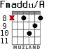 Fmadd11/A для гитары - вариант 6