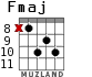 Fmaj для гитары - вариант 9