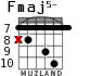 Fmaj5- для гитары - вариант 6