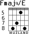 Fmaj9/E для гитары - вариант 7
