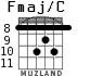 Fmaj/C для гитары - вариант 5