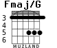 Fmaj/G для гитары - вариант 2