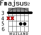 Fmajsus2 для гитары - вариант 5