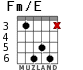 Fm/E для гитары - вариант 3