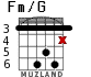 Fm/G для гитары - вариант 3