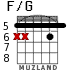 F/G для гитары - вариант 1