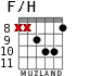 F/H для гитары - вариант 2