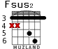 Fsus2 для гитары - вариант 3