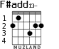 F#add13- для гитары - вариант 2