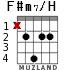 F#m7/H для гитары - вариант 2