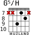G5/H для гитары - вариант 3