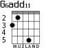 G6add11 для гитары - вариант 3